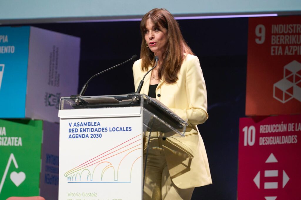 Maider Etxebarría, alcaldesa de Vitoria
