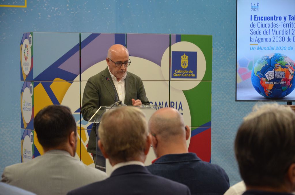 Intervención de Antonio Morales, presidente del Cabildo de Gran Canaria
